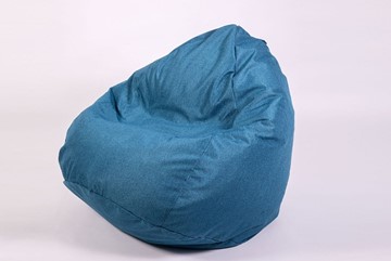 Кресло-мешок Юниор, рогожка синий в Черкесске
