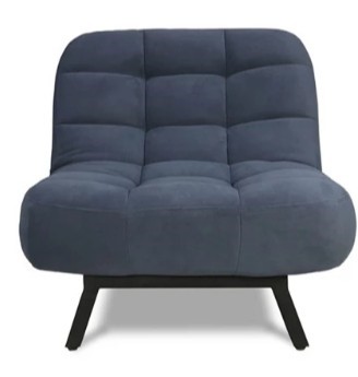 Кресло-кровать Абри опора металл (синий) в Черкесске - изображение 1
