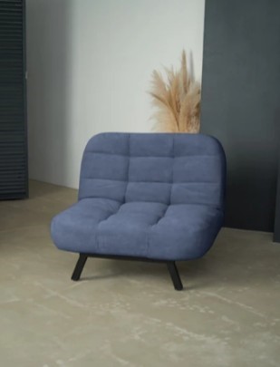 Кресло-кровать Абри опора металл (синий) в Черкесске - изображение 8