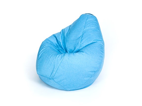 Кресло-мешок Хоум малое, голубое в Черкесске - изображение