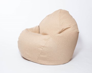 Кресло-мешок Макси, рогожка, 150х100, песочное в Черкесске - предосмотр