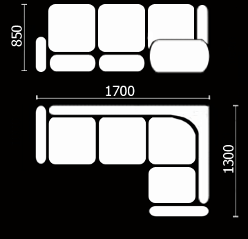 Угловой кухонный диван Нео КМ-01 (168х128 см.) в Черкесске - изображение 3