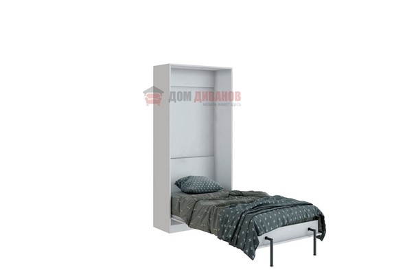 Кровать-шкаф Велена 1, 800х2000, цвет белый в Черкесске - изображение