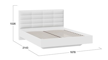 Кровать Агата тип 1 (Белый) в Черкесске - предосмотр 2