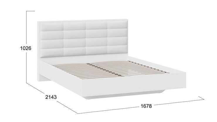 Кровать Агата тип 1 (Белый) в Черкесске - изображение 2