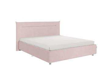 Спальная кровать Альба 1.6, нежно-розовый (велюр) в Черкесске