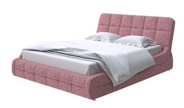Двуспальная кровать Corso-6 140x200, Рогожка (Levis 62 Розовый) в Черкесске