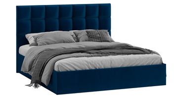 Кровать 2-спальная Эмбер тип 1 (Велюр Confetti Blue) в Черкесске