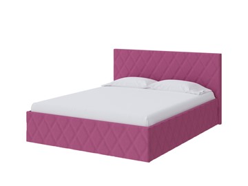 Кровать спальная Fresco 140х200, Рогожка (Savana Berry (фиолетовый)) в Черкесске