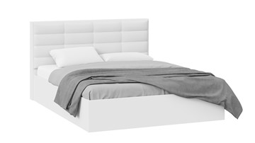 Кровать двуспальная с подъемным механизмом Агата тип 1 (Белый) в Черкесске