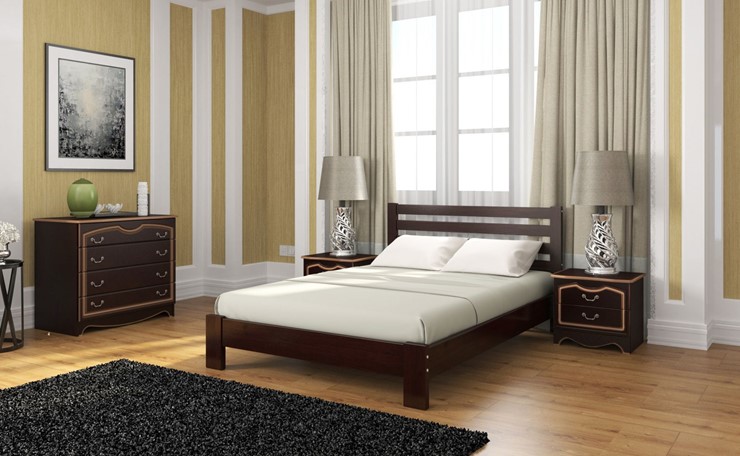 Двуспальная кровать Вероника (Белый Античный) 160х200 в Черкесске - изображение 4