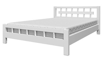 Спальная кровать Натали-5 (Белый Античный) 90х200 в Черкесске