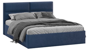 Кровать с механизмом 2-спальная Глосс Тип 1 (Микровелюр Wellmart Blue) в Черкесске