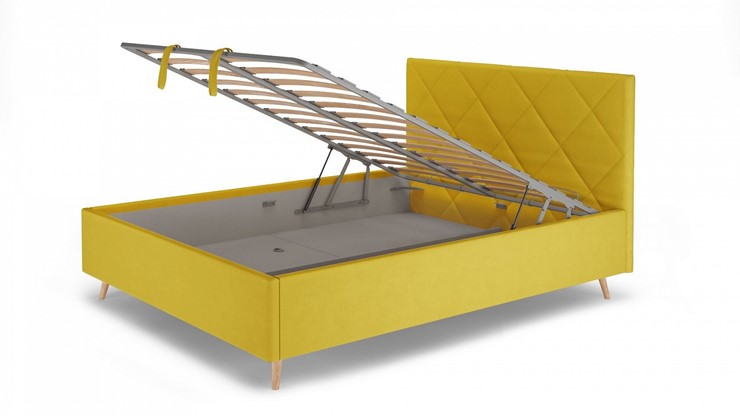Кровать 1,5-спальная Kim 1400х1900 с подъёмным механизмом в Черкесске - изображение 4