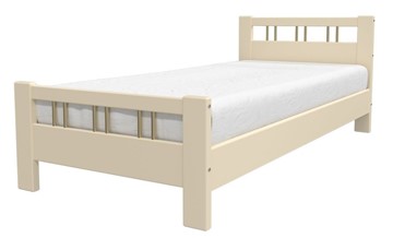 Спальная кровать Вероника-3 (Слоновая кость) 90х200 в Черкесске