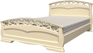 Полутороспальная кровать Грация-1 (слоновая кость) 140х200 в Черкесске