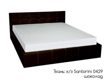Спальная кровать Грета 140х200 (шоколад) без основания в Черкесске
