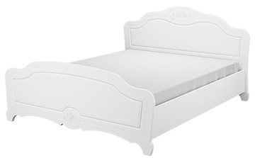 Спальная кровать Лотос (Белый) 160х200 в Черкесске