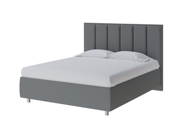 Кровать спальная Routa 140х200, Рогожка (Savana Grey (серый)) в Черкесске