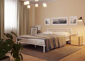 Спальная кровать Леон, 900, белый в Черкесске