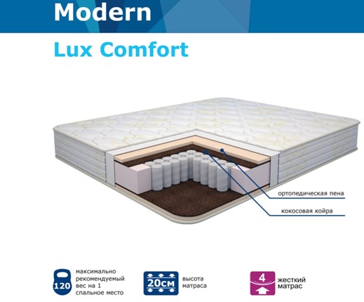 Матрас Modern Lux Comfort Нез. пр. TFK в Черкесске - изображение
