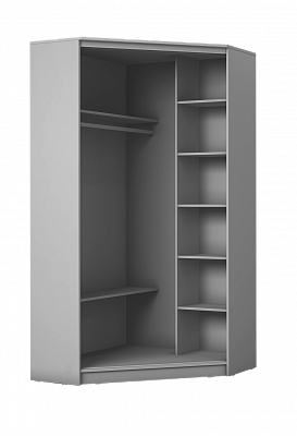 Угловой детский шкаф Хит-У-23-4-77-17, Абстракция №1, Белый в Черкесске - изображение 1