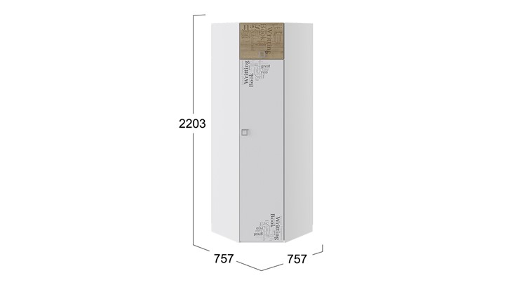 Угловой шкаф Оксфорд (ТД-139.07.23) в Черкесске - изображение 2