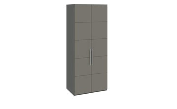 Шкаф распашной Наоми с 2-мя дверями, цвет Фон серый, Джут  СМ-208.07.03 в Черкесске
