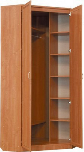 Шкаф 401 угловой со штангой, цвет Венге в Черкесске - изображение 1