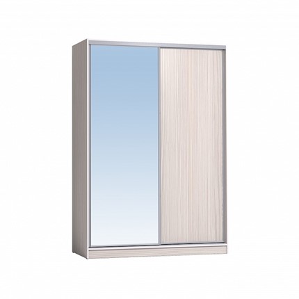 Шкаф 1600 Домашний Зеркало/ЛДСП, Бодега светлый в Черкесске - изображение