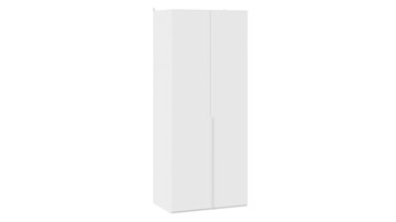 Распашной шкаф Порто (580) СМ-393.07.003 (Белый жемчуг/Белый софт) в Черкесске