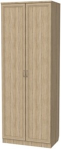 Двухдверный шкаф 101 со штангой,цвет Дуб Сонома в Черкесске