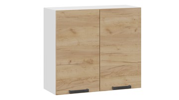 Навесной кухонный шкаф Детройт 1В8 (Белый/Дуб Крафт золотой) в Черкесске - предосмотр