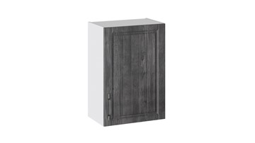Кухонный навесной шкаф Прованс (Белый глянец/Санторини темный) В_72-50_1ДР в Черкесске