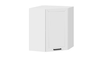 Кухонный навесной угловой шкаф Лорас 1В6У (Белый/Холст белый) в Черкесске