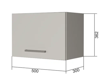 Кухонный навесной шкаф В350, Белое гладкое Ламарти/Антрацит в Черкесске