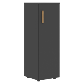 Средний шкаф колонна с глухой дверью правой FORTA Черный Графит  FMC 40.1 (R) (399х404х801) в Черкесске