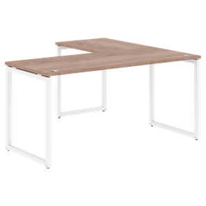 Письменный стол угловой левый XTEN-Q Дуб-сонома- белый XQCT 1615 (L) (1600х1500х750) в Черкесске