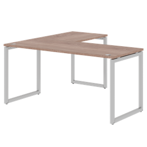 Письменный стол угловой правый XTEN-Q Дуб-сонома- серебро XQCT 1615 (R) (1600х1500х750) в Черкесске