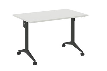 Складной мобильный стол X.M-3.7, Металл антрацит/Белый бриллиант в Черкесске