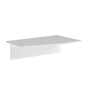 Дополнительный стол правая XTEN Белый  XCET 149-1(R) (1400х900х25) в Черкесске