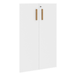 Средние двери для шкафов с замком FORTA Белый FMD 40-2(Z) (794х18х1164) в Черкесске
