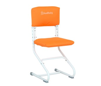 Комплект чехлов на спинку и сиденье стула СУТ.01.040-01 Оранжевый, Замша в Черкесске