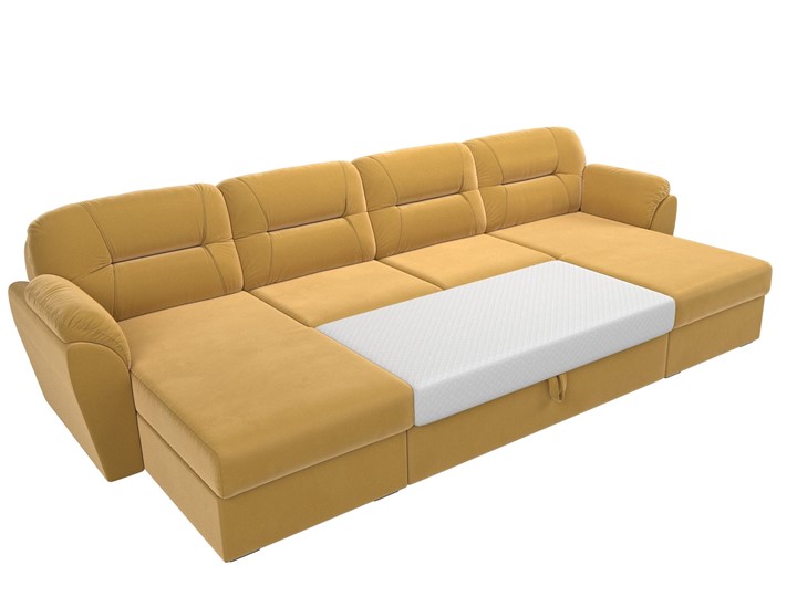 П-образный диван Бостон, Желтый (микровельвет) в Черкесске - изображение 8