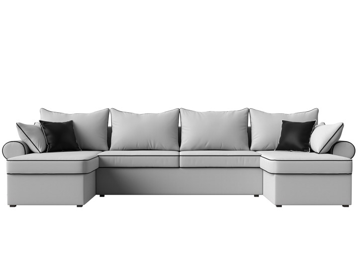 П-образный диван Элис, Белый (экокожа) в Черкесске - изображение 3