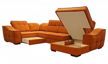 Угловой диван N-11-M (П1+ПС+УС+Д2+Д5+П1) в Черкесске - предосмотр 1