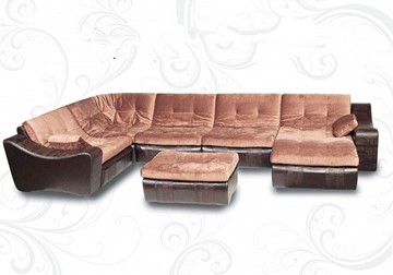 П-образный диван Плимут-Лувр 410х230х175 в Черкесске - предосмотр 1