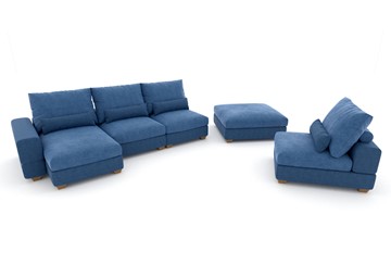 П-образный диван V-10-M П (П1+Д4+Д2+УС+ПС), Memory foam в Черкесске - предосмотр 2