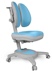 Кресло Mealux Onyx Duo (Y-115) BLG, голубой + серый в Черкесске