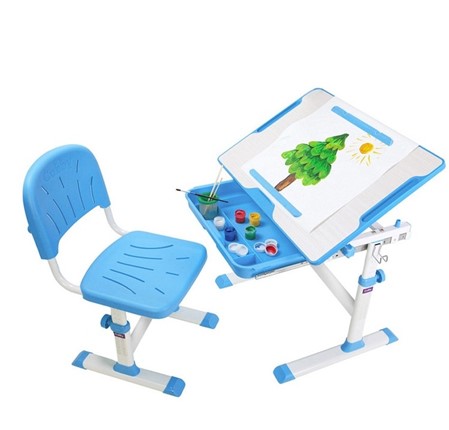 Стол растущий и стул Karo Blue в Черкесске - изображение